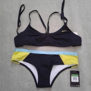 NWT Nike colorblock bikini, M